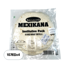 SALSALITO Tortilla 25cm 10개입 또띠아, 4개, 680g