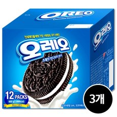 동서식품 오레오 화이트크림 600g 3개