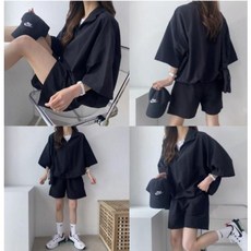 캐주얼 하프집업 바람막이 세트 아노락 상하세트 생활방수 캠핑 야외활동 운동 데일리