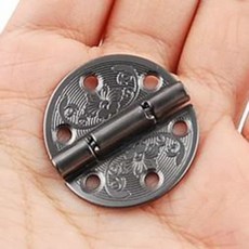[마누상점] 엔틱경첩 전통문경첩 사물함경첩 장식경첩 30mm 90도 흑니켈 4-138B
