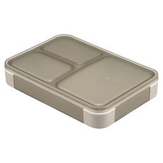CB JAPAN 시비재팬 푸드맨 도시락통 600ml 그레이베이지, 1個, 灰米色