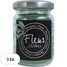 Fleur 글리터 파우더 90g, SAGE GREEN, 3개