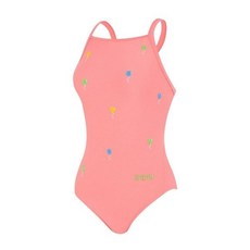 [백화점 정품] 아레나 수영복 여성 선수 원피스 실내수영복 싱글크로스스트랩백 플러피프렌즈2 COR
