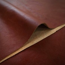SycaMore 進口真皮 鞍紅色 DIY 皮革材料, 鞍紅 色