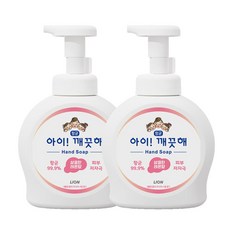 라이온 아이깨끗해 핸드워시 용기 490ml 2개 (순/레몬/청포도 택1), 1개