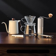 샤인픽스토어 커피내리는도구 핸드드립세트, 화이트 베이직 6종, 기본 모델명/품번