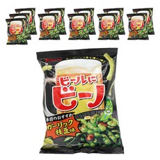 Tohato 東鳩 啤酒豌豆脆條 蒜香毛豆口味, 12包, 51g