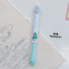 貓福珊迪 mofusand 軟萌貓雙色筆 (第三代) 可愛造型 雙色筆, 1個, 魷魚