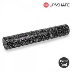 근육이완 밸런스 마사지 EPP폼롤러15x90cm(블랙), 1개
