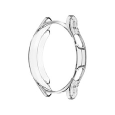 Galaxy Watch 6 4 Classic 保護殼，半包覆防摔保護殼，適用於 47mm 43mm 42mm 46mm, 透明,Watch 6 Classic 43mm, 1個