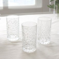 NBS 고급 크리스탈 유리컵 레트로 감성 맥주잔 물잔 랜덤 1P