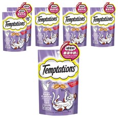 Temptations 喵愛餡 貓點心, 香濃牛奶口味, 75g, 6包