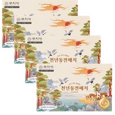 부치카 골드 천년동전패치 총75매 후끈후끈찜질방 프리미엄동전패치, 4개