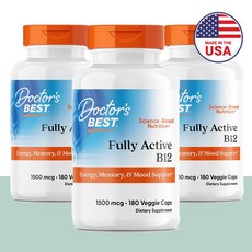 닥터스베스트 풀리 액티브 B12 1500mcg 베지 캡, 1개, 540회분