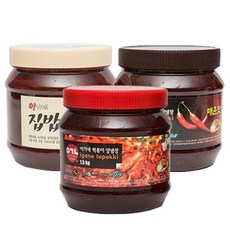 이가네 떡볶이 만능양념장 3종세트 (오리지널1.5kg 블랙라벨1.5kg 집밥만능1.4kg), 1세트, 4.4kg