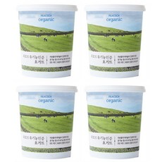 피코크 유기농 인증 요거트 900g 냉장, 4개