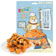 寵物廚房 狗零食 台灣製造 純肉潔牙零食 多種口味選擇 無添加更安心, 雞肉小魚乾, 130g, 1包