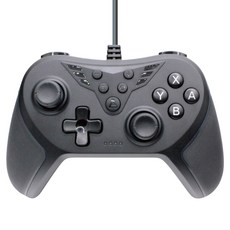 ALLONE 含背面按鈕有線控制器 Switch專用, 1個, 黑色, ALG-NSYCH