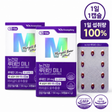 광동 눈건강 루테인 미니, 2개, 30회분