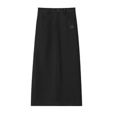 해피유통 여성용 중장기 통밴딩 울 소재 스커트 슬림핏 가을 겨울 심플 코디 필수 아이템