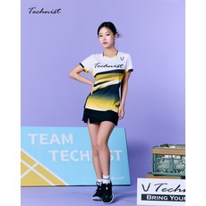 테크니스트 아울렛 TNT6535 반팔 티셔츠 게임복 배드민턴 탁구 스쿼시 스포츠웨어