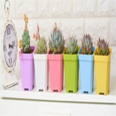 이루리몰 미니사각화분 가드닝용품, 소 - 블랙