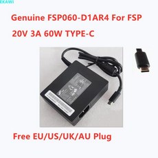 전원 공급 장치 충전기용 스위칭 어댑터 FSP FSP060-D1AR4 20V 3A 60W TYPE-C USB-C 9NA0606005 AC