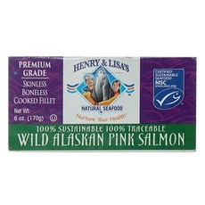 Wild Alaskan Pink Salmon -- 6 oz, 1개