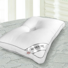 네모라인 국내생산 빨아쓰는 경추지지형 다운필 입체 경추베개솜, 화이트, 1개
