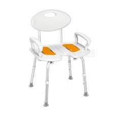 來而康 均佳 鋁合金有背扶手沐浴椅 JSC-903, 1個, 單一色系