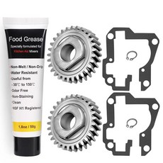 Ohoho 2팩 9706529 AP3594375 W11086780 웜 기어 - KitchenAid/Whirlpool 5QT 및 6QT 스탠드 믹서와 호환 - 9703543 97, Ohoho 2팩 9706529 AP3594375 W11