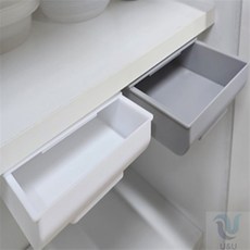 다소니디자인 부착식 슬라이딩 서랍 대형 서랍정리함, 화이트