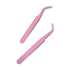 다용도 커브형 다꾸 스티커 공예 속눈썹 트위저 핀셋, 다용도 커브형 핀셋, 1개