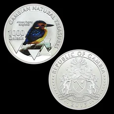 기념 주화 코인 북극곰 실버 동전 북극 희귀 동물 도금 메달 수집품 플라스틱 쉘 공예, [07] Style 07