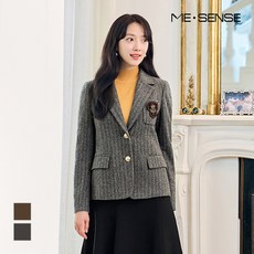[미센스] 헤링본 와펜 자켓_MB3YJKM190C