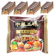 明星食品 中華三昧重慶飯店麻辣湯麵, 24包