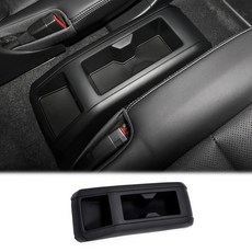 LaIIker Second Row 중앙 워터 코스터 2024-2026 렉서스 Gx550 & Gx550h 실리콘 보호 패드 컵 홀더 미끄럼 방지 매트 내부 수정 gx550 액세서, 6좌석 후면 배출 컵받침