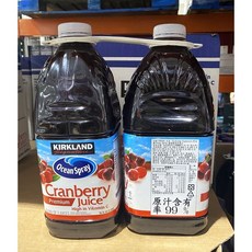 Kirkland Signature 蔓越莓綜合果汁 高維生素C, 2個, 2.83L