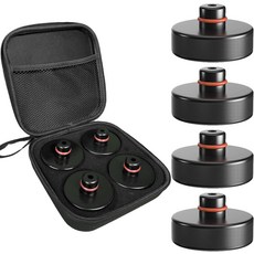 Tesla Model 3SXY 2013-2026용 뱅팅 팅 잭 패드 세트 보관 케이스가 있는 4팩 헤비 듀티 고무 트 퍽 액세서리, BANGTING Tesla Model 3/S/X/Y (