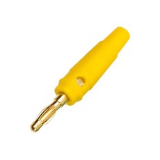 5/20pcs 4mm 플러그 순수 구리 금도금 뮤지컬 스피커 케이블 와이어 핀 바나나 플러그 커넥터, Yellow, 5PCS