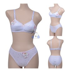 미즈누아 항균 탈취 주니어 2단계 브라팬티세트 초등고학년속옷 학생브라 청소년팬티 학생속옷