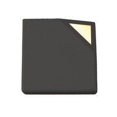 【H&R安室家】 方塊壁燈 ZA0052, 黑色