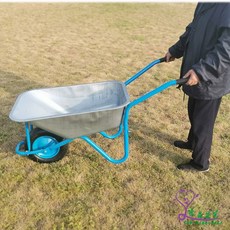 외발 두발 손수레 끌차 구르마 수레 농사용 외발수레 농업용 비료, 1개