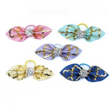 문펫 모로코리본2 한쌍 (강아지 핀) (랜덤1개), 없음