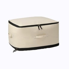 免抽气旅行压缩包套装 抗皱记忆布40%压缩 防水耐脏可机洗 行李箱衣物棉被收纳袋 (40x30x18cm), 1個, 1個裝