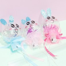 PVC LED 원형봉 불봉토끼, 열개입*1봉