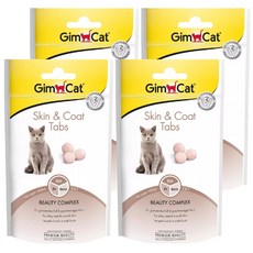 Gim Cat 俊寶俊喵 三合一營養錠 有助於免疫細胞生長 維持身體機能平衡, 護膚亮毛, 40g, 4包