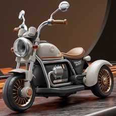 할리데이비슨 전동오토바이 듀얼 드라이브 전동스쿠터 블루투스 리모컨 포함 조카 명절 선물, 1개, 5_B디자인_6V 6Ah배터리+블루투스