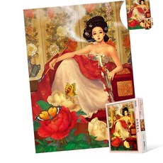 1000피스 직소퍼즐 - 목단화여인