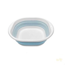 대목 접이식 바구니 중형 양동이, 그린/중형